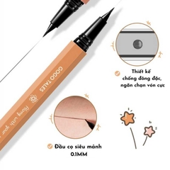 Kẻ Mắt Sắc Nét Siêu Mảnh Gogo Tales Slender Beckoning Eyeliner 0.6ml