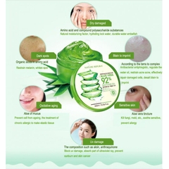 Gel lô hội dưỡng đa năng NATURE REPUBLIC Soothing & Moisture Aloe Vera 92% Soothing Gel 300ml