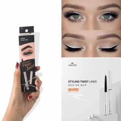 Chì kẻ mắt dạng sáp VACOSI NATURAL STUDIO STYLING TWIST LINER SILVER 5ml