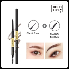 Chì Kẻ Mày Siêu Mảnh 2 Đầu Tiện Lợi Hold Live Slim Brow