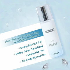 Nước hoa hồng Dưỡng Trắng Căng Bóng Pretty Skin Pure Brightening Diamond Toner 150ml