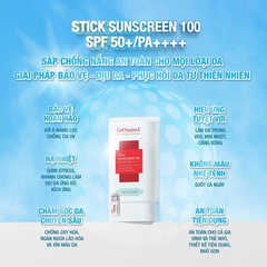 [CELL FUSION C] Sáp Chống Nắng Cấp Ẩm, Dịu Da, Giảm Nếp Nhăn & Sạm Nám Cell Fusion C Aquatica Stick Sunscreen 100 SPF 50+/PA++++ 19g