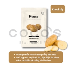 Mặt Nạ Pretty Skin Skin Total Solution Essential Sheet Mask Cấp Ẩm, Dưỡng Trắng, Ngừa Mụn, Dịu Da 23ml