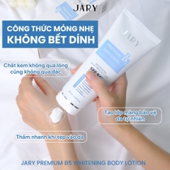 Kem Dưỡng Jary Premium B5 Whitening Body Lotion Kem Dưỡng Trắng Da, Hỗ Trợ Cấp Ẩm 200ml