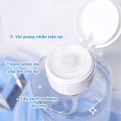 Nước Tẩy Trang JM Solution Hyaluronic Acid Ampoule Cleansing Water Nước Tẩy Trang Sạch Sâu Dịu Nhẹ Cấp Ẩm 500ml / 850ml