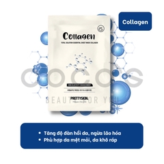 Mặt Nạ Pretty Skin Skin Total Solution Essential Sheet Mask Cấp Ẩm, Dưỡng Trắng, Ngừa Mụn, Dịu Da 23ml