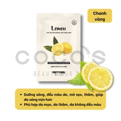 Mặt Nạ Pretty Skin Skin Total Solution Essential Sheet Mask Cấp Ẩm, Dưỡng Trắng, Ngừa Mụn, Dịu Da 23ml