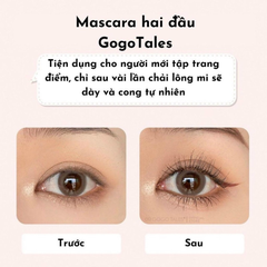 Mascara 2 Đầu Làm Dài Và Cong Mi Gogo Tales Flying Feather Lengthen 10g