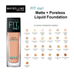Kem Nền Mịn Nhẹ Kiềm Dầu Fit Me Maybelline New York Matte Poreless Foundation 30ml