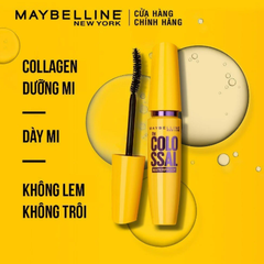 MASCARA LÀM DÀY MI & DƯỠNG MI MAYBELLINE THE COLOSSAL WATERPROOF 9.2ML