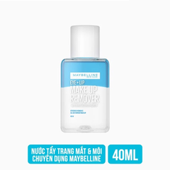 Nước Tẩy Trang Mắt và Môi Chuyên Dụng 2 lớp Maybelline New York Eye & Lip Makeup Remover 150ml/40ml