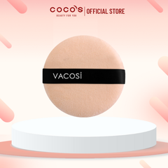 Bông Phấn Khô Tròn Lớn Vacosi Large Round Puff BP09 (9cm)