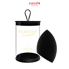 Bông Giọt Nước Vạt Xéo Vacosi Pro Crucial Flat Blender PH04 - Đen
