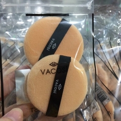 Bông Phấn Khô Vacosi Small Round Puff Tròn (2 miếng) - BP01