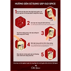 Sáp Khử Mùi Old Spice USA Lăn Sáp Khử Mùi & Giảm Tiết Mồ Hôi 73g/85g