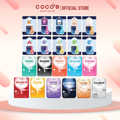 Combo 10 Mặt Nạ Giấy Chăm Sóc Da Toàn Diện Foodaholic Essential Mask (23g x 10)
