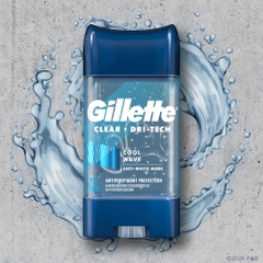 Gel Khử Mùi Gillette Nam Giới, Gel Khử Mùi, Ngăn tiết mồ hôi