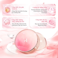 Cushion Aperire Day Dream Cover Cushion SPF50+/PA++++ Che Phủ Hoàn Hảo 13g