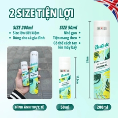 Dầu Gội Khô Batiste Dry Shampoo 200ml