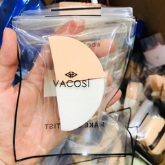 Bông Phấn Ướt Tam Giác Vuông Vacosi Quater Sponge (Bịch 2 Miếng) - BP11