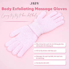 Găng Tay Tẩy Tế Bào Chết Dày 40D Jary Body Exfoliating Massage Gloves