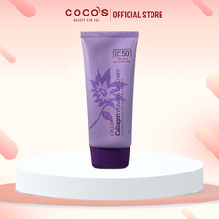 Chống Nắng Cellio Collagen Whitening Sun Cream SPF50+/PA+++ TÍM