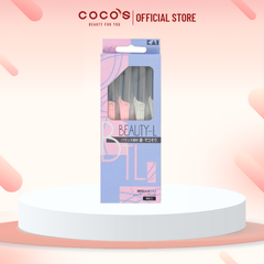Hộp 4 Dao Cạo Lông Mày, Lông Mặt Cho Nữ KAI Nhật Bản (0.15mm)