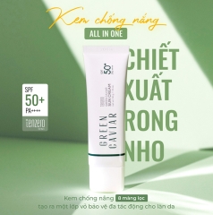 Kem Chống Nắng Tenzero Creen Caviar Sun Cream 50g SPF50+ PA++++ 50g
