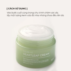 Kem Dưỡng Ẩm Tenzero Clear Fit Heartleaf Cream 50g