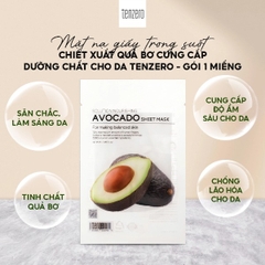 Combo 10 Mặt Nạ Giấy Trong Suốt Tenzero Sheet Mask Dưỡng Ẩm, Phục Hồi, Mềm Mịn, Sáng Da 25mlx10