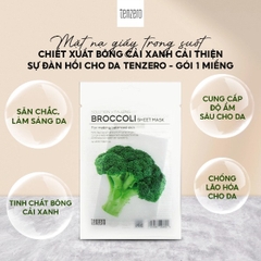 Combo 10 Mặt Nạ Giấy Trong Suốt Tenzero Sheet Mask Dưỡng Ẩm, Phục Hồi, Mềm Mịn, Sáng Da 25mlx10