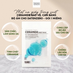 Combo 10 Mặt Nạ Giấy Trong Suốt Tenzero Sheet Mask Dưỡng Ẩm, Phục Hồi, Mềm Mịn, Sáng Da 25mlx10
