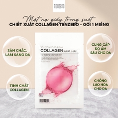 Mặt Nạ Giấy Trong Suốt Tenzero Sheet Mask Dưỡng Ẩm, Phục Hồi, Mềm Mịn, Sáng Da 25ml 