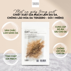 Mặt Nạ Giấy Trong Suốt Tenzero Sheet Mask Dưỡng Ẩm, Phục Hồi, Mềm Mịn, Sáng Da 25ml 