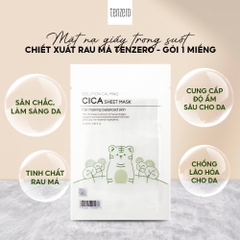 Mặt Nạ Giấy Trong Suốt Tenzero Sheet Mask Dưỡng Ẩm, Phục Hồi, Mềm Mịn, Sáng Da 25ml 