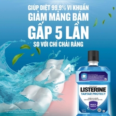 Nước Súc Miệng Listerine Tartar Protection Multi-Action Mouthwash Giảm Mảng Bám 250ml/750ml