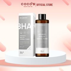 Dung Dịch Drceutics Cân Bằng Da Aqualic Bha 2% Herbal Toner - Nền Nước 100ml/200ml