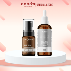 Dung Dịch DrCeutics AHA 10% Exfoliating Serum Dung Dịch Tẩy Da Chết Làm Sáng Và Giảm Lão Hóa Da 30ml/100ml