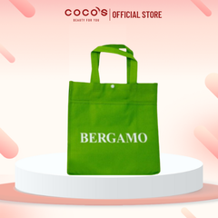 [QUÀ TẶNG] Túi Vải Không Dệt Bergamo Xanh Lá Đơn Giản Xinh Xắn