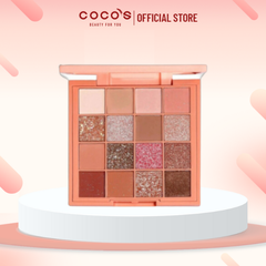 Bảng Phấn Mắt 16 Ô Siêu Mềm Mịn, Bền Màu, Lâu Trôi Habaria Eyeshadow Palette 16g