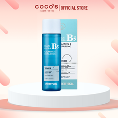 Nước hoa hồng Pretty Skin Multi Hydra B5 Calming & Repairing Toner 205ml