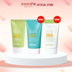 Kem Chống Nắng Pretty Skin The Pure Jeju Cica Sun Cream Kem Chống Nắng Rau Má Kem Chống Nắng Phổ Rộng SPF 50+ Pa++++50ml