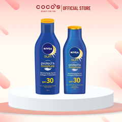 Sữa Chống Nắng Nivea Sun Protect & Moisture SPF30 PA+++ Sữa Chống Nắng Toàn Thân Dưỡng Ẩm Thoáng Mượt 75ml/125ml