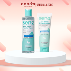 Bộ đôi Tẩy Trang Micellar Water & Cleansing gel Trà Xanh Cấp Ẩm, Sạch Sâu, Sáng Da Micellar Water 250ml - Trà Xanh