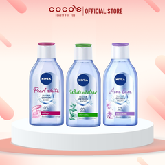 Nước Tẩy Trang Nivea Pearl White Tính Chất Sáng Da Dành Cho Da Thường Và Khô 400ml