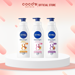 Sữa Dưỡng Thể Nivea Extra Bright Body Lotion Dưỡng Sáng Da Căng Mịn 350ml