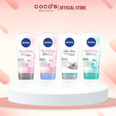 Sữa Rửa Mặt NIVEA  Dưỡng Trắng, Ngừa Mụn, Cấp Ẩm 100g