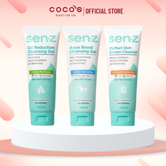 Sữa Rửa Mặt SENZ Làm Sạch Và Sáng Da Facial Wash chuẩn pH - 150ml