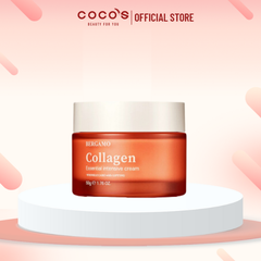 Kem Dưỡng Bergamo Collagen Essential Intensive Cream, Cấp Ẩm, Phục Hồi Da 50g - ĐỎ