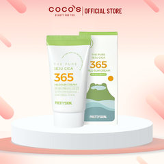 KEM CHỐNG NẮNG HẰNG NGÀY 365 PRETTYSKIN THE PURE JEJU CICA 365 MILD SUN CREAM